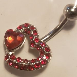 New Heart Belly ring
